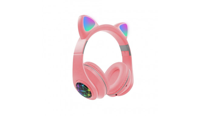 Goodbuy M2 wireless headsets for kids | bluetooth 5.0 | pink