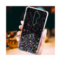 Fusion glue glitter silikoonist ümbris Apple iPhone 13 mustale