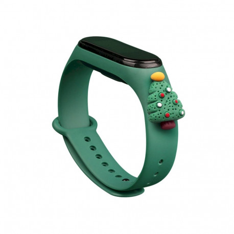 Fusion Xmas Christmas Tree 2 for Xiaomi Mi Band 5 | Mi Band 6 green