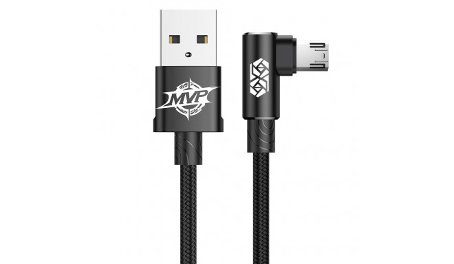 Baseus MVP küünarnukikaabel USB - Micro USB 2A 2m - must