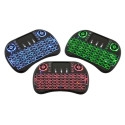 Fusion compact wireless keyboard with touchpad and 3 LED colors for Android | iOS | TV | PC