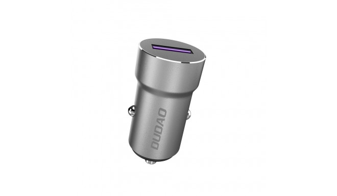 Dudao universal car charger 2 x USB | 3.1A | QC 3.0 | VOOC | 22.5W black
