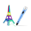 Fusion 3D printing pen for creating figures from PLA | ABS material (Ø 1.75mm) blue