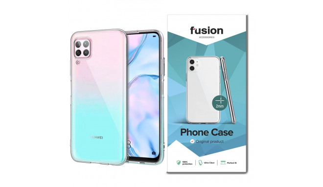 Fusion Ultra Clear Series 2 mm silikoonist ümbris Huawei P40 Lite läbipaistvale (EU Blister)