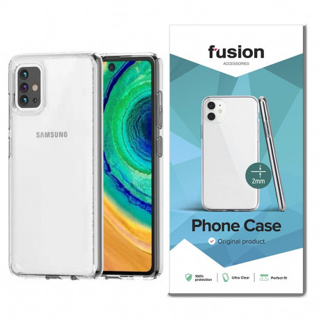 Fusion Ultra Clear Series 2 mm silikoonist ümbris Samsung G988 Galaxy S20 Ultra 5G läbipaistvale (EU