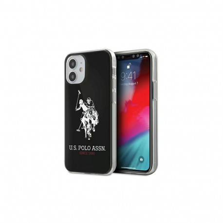 U.S. Polo USHCP12STPUHRBK Big Horse Cover For Apple iPhone 12 Mini Black