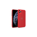 Fusion Breathe Case Silicone Case For Apple iPhone 12 Pro Max Red