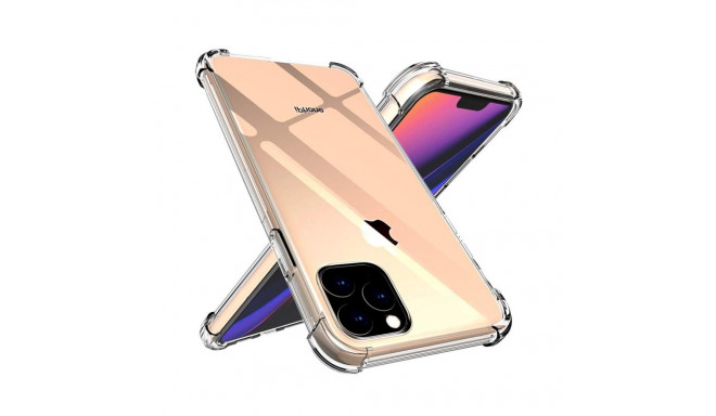 Fusion Anti Shock 1.5 mm Silicone Case For Apple iPhone 12 | 12 Pro Transparent