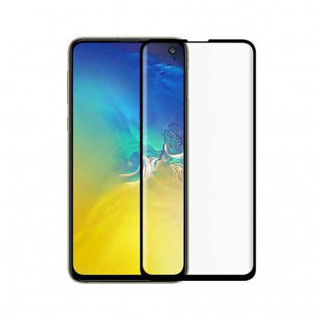Fusion Full Glue 5D Tempered Glass Full Coveraged with Frame Samsung G970 Galaxy S10e Black