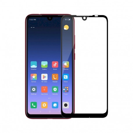 Karastatud klaas 9D täielikult kaetud raamiga Xiaomi Redmi Note 7 | Note 7 Pro Black