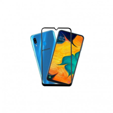 Fusion Full Glue 5D Tempered Glass Full Coveraged with Frame Samsung A105 Galaxy A10 Black