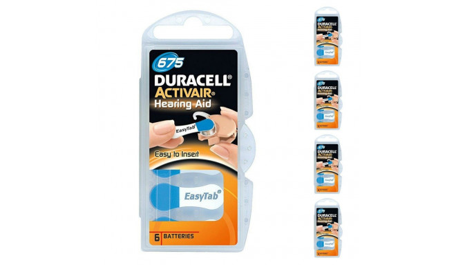Duracell PR44 | V675AT | DA675 | Zinc Air 1.45V Hearing Device Battery (6 pcs)