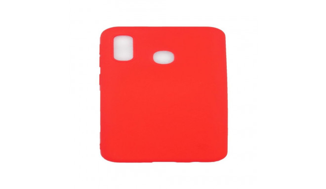 Evelatus Samsung Galaxy A20e Nano Silicone Case Soft Touch TPU Red