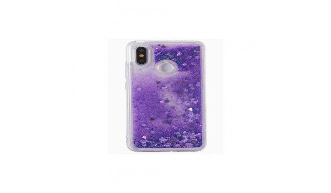 Evelatus Xiaomi Redmi 7 Shining Quicksand Case Purple