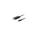 Lanberg USB-C to DisplayPort Cable, 1.8 m 4K/60Hz, Black
