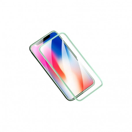 iLike Apple 14 Pro MAX 2.5D Silk Full Cover Luminescence frame Glass