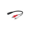 Goobay Audio cable adapter, 3.5 mm 50092