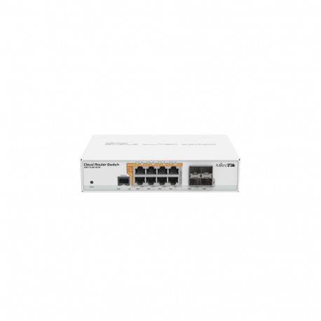 Mikrotik Switch||8x10Base-T / 100Base-TX / 1000Base-T|4xSFP|1xConsole|CRS112-8P-4S-IN