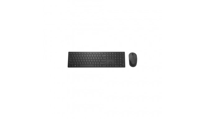 Dell Pro Keyboard and Mouse (RTL BOX) KM5221W Wireless, Batteries included, RU, Black