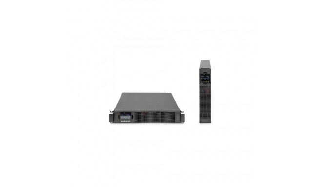 Digitus OnLine UPS, rack/tower, 3000VA, 3000W, LCD, 8 x C13, 1 x C19, RS-232, USB, SNMP card (option