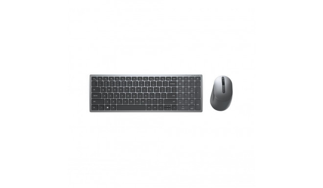 Dell KM7120W Keyboard and Mouse Set, Wireless, Batteries included, NORD, Titan Gray