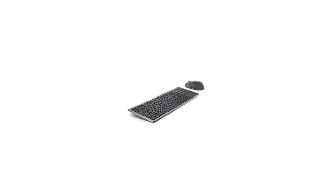 Dell Keyboard and Mouse KM7120W Keyboard and Mouse Set, Wireless, Batteries included, US, Titan Gray