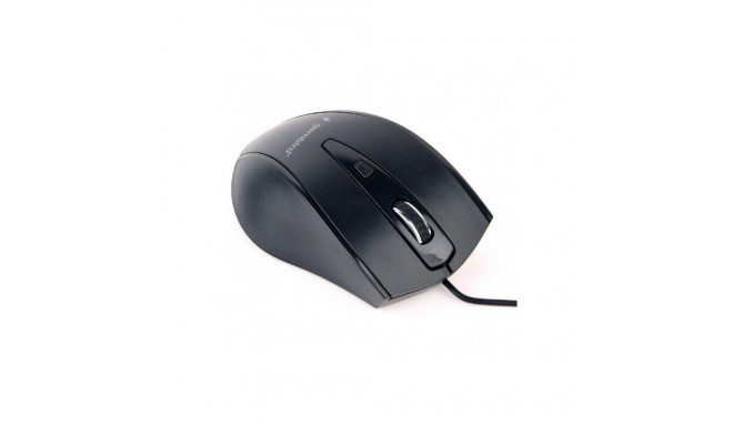 Gembird Mouse MUS-4B-02 USB, No, Standard, No, Black