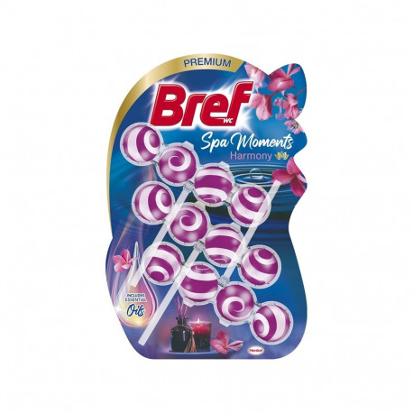 WC puhastaja-värske Bref spa mom har 3x50g