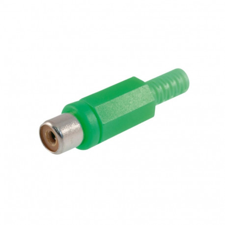 Connector RCA Cinch F green