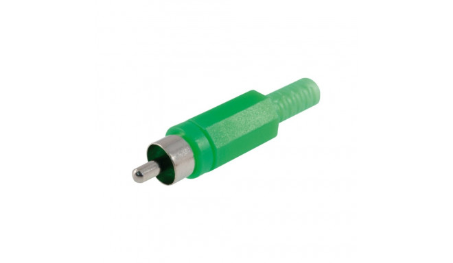 Connector RCA Cinch M green