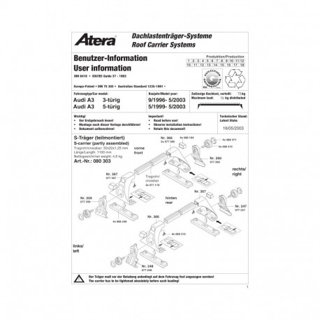 Katuseraam must A3 96-03