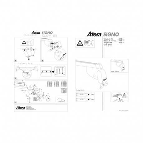 Katuseraam alumiinium ASX,4008,C4 12-