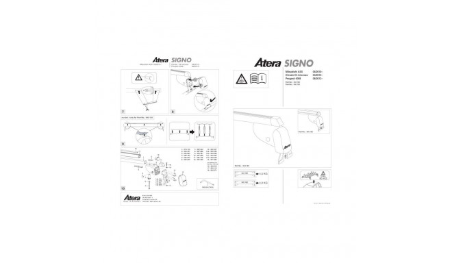Katuseraam alumiinium ASX,4008,C4 12-
