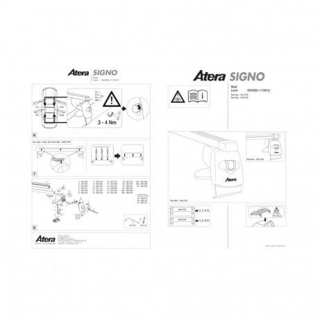 Katuseraam alumiinium LEON 10/05-12