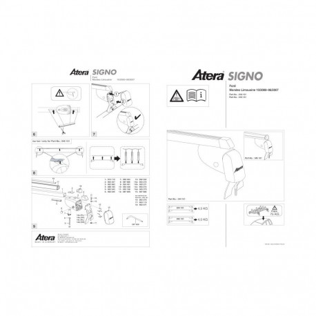 Katuseraam must MONDEO SED 00-6/07