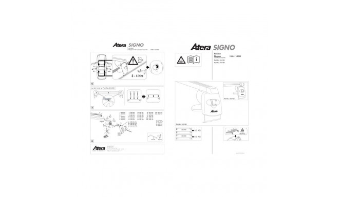 Katuseraam must MEGANE 96-11/02