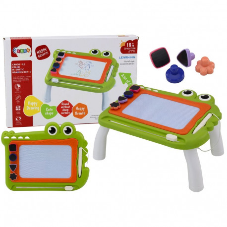 Tablica Stoliczek Do Rysowania Znikopis Krokodyl Stempelki Zielony