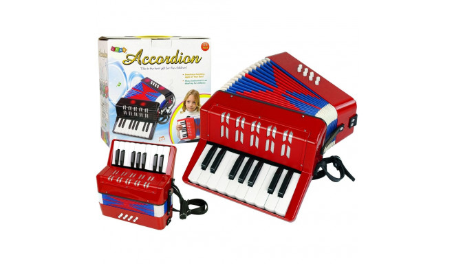 Akordeon Instrument Muzyczny Dla Dzieci Muzyka Czerwony