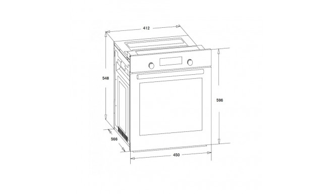 Integreeritud ahi Schlosser OE 459 DTXTL