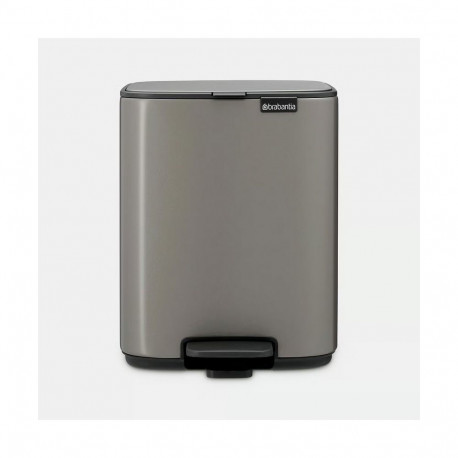 Brabantia Bo Pedal Bin 7L - Platinum