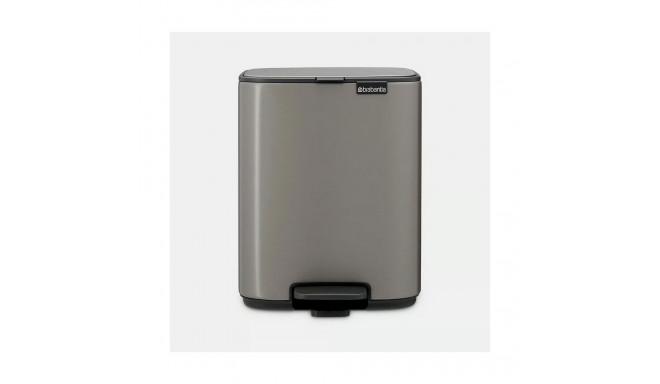 Brabantia Bo Pedal Bin 7L - Platinum