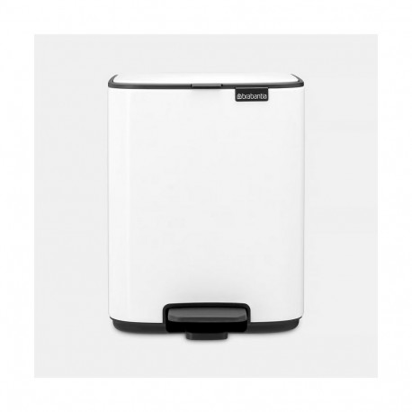 Brabantia Bo Pedal Bin 7L - White