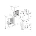 Įmontuojama orkaitė Whirlpool OMSK58CU1B