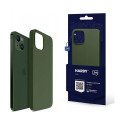 3MK Hardy Silicone MagCase roheline ümbris Apple iPhone 15 jaoks
