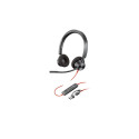 HP Poly Blackwire 3320 stereo Microsoft Teams sertifitseeritud USB-C peakomplekt + USB-C/A adapter