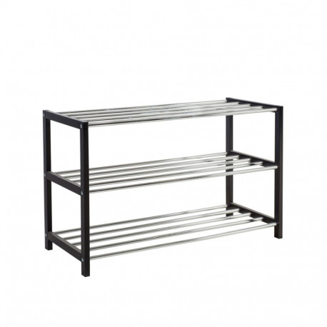 Jalatsiriiul BRODY 80x31xH50cm, must/kroom