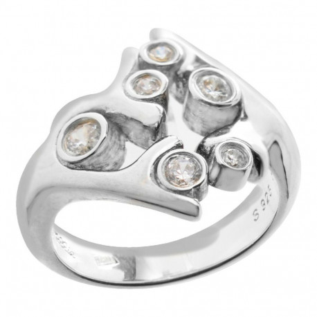 Ladies' Ring Folli Follie 3R9S170C - 12