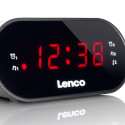 Lenco CR-07 White Radio clock