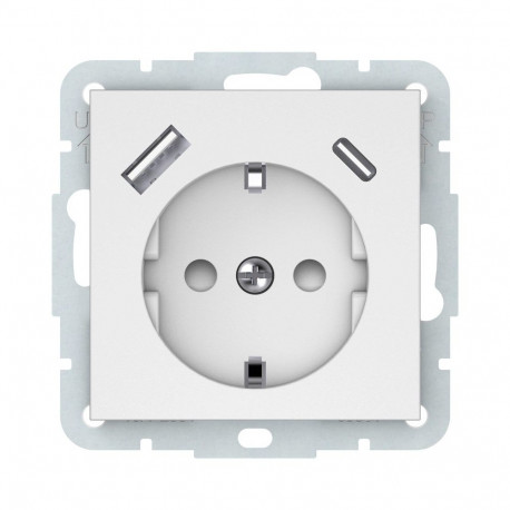 SOCKET+USB-A+C WMAT RP16-002-22/A+C QR