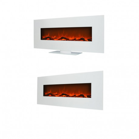 ELECTRIC FIREPLACE WS-G-02 WHITE